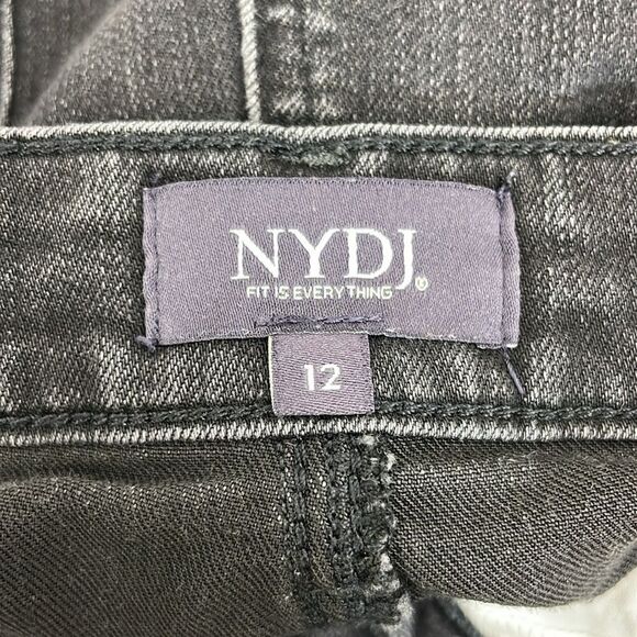 NYDJ Alina Legging Lift Tuck Technology Black Jeans size 12 - Picture 8 of 11